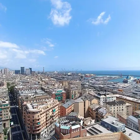 Attico Con Vista Su Genoa